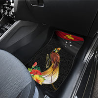 Papua New Guinea Independence Day Car Mats PNG Flag and Bird-of-Paradise LT03 - Polynesian Pride