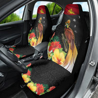 Papua New Guinea Independence Day Car Seat Cover PNG Flag and Bird-of-Paradise LT03 - Polynesian Pride
