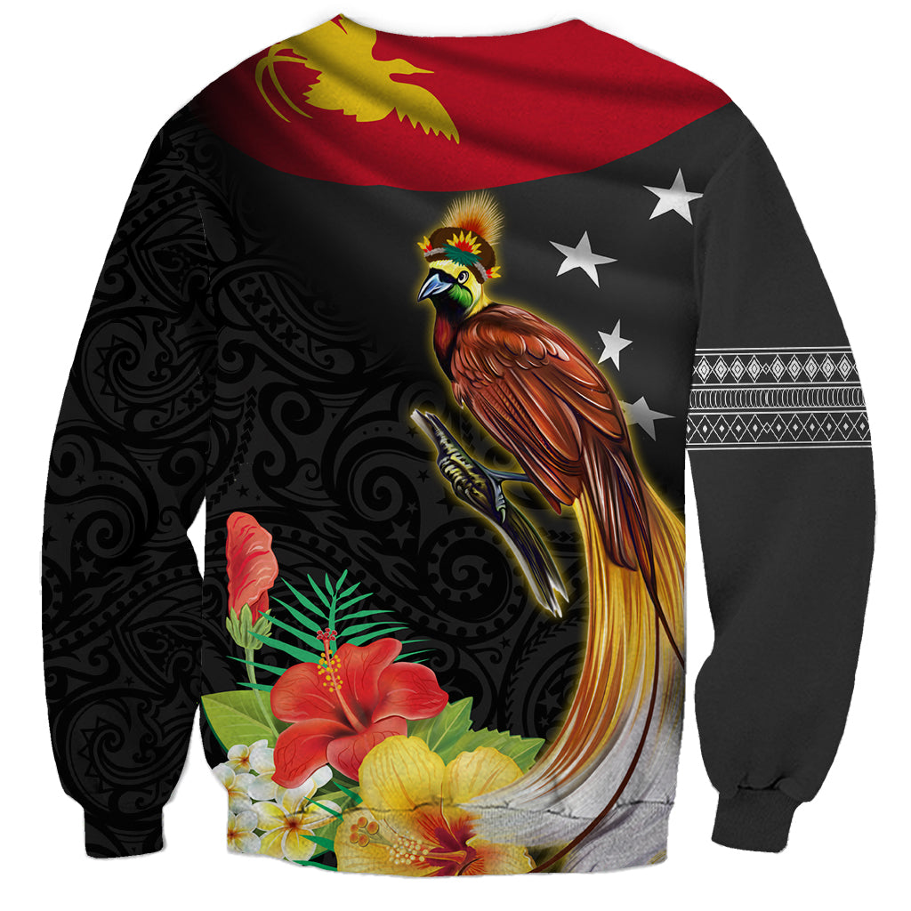 Papua New Guinea Independence Day Sweatshirt PNG Flag and Bird-of-Paradise LT03 - Polynesian Pride