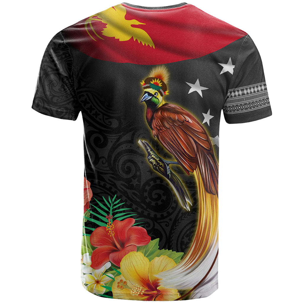 Papua New Guinea Independence Day T Shirt PNG Flag and Bird-of-Paradise LT03 - Polynesian Pride