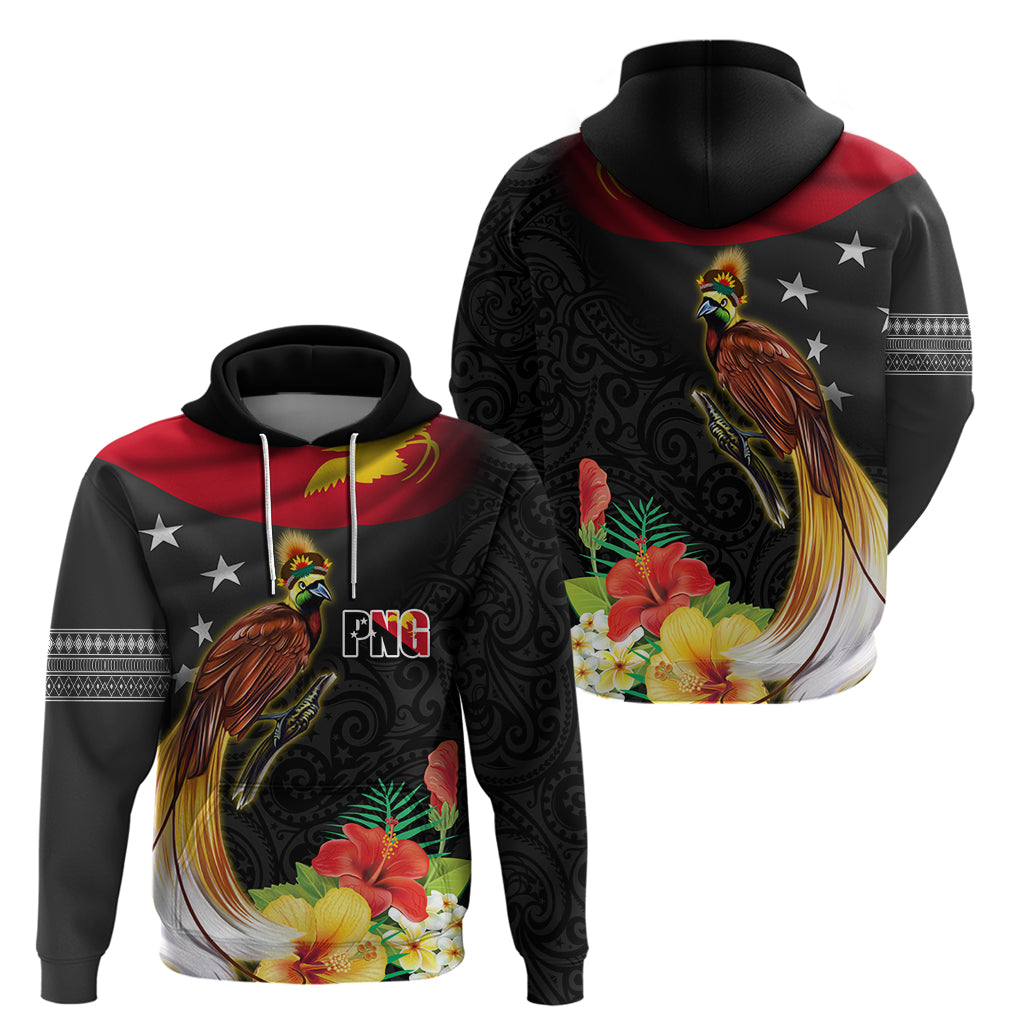 Papua New Guinea Independence Day Zip Hoodie PNG Flag and Bird-of-Paradise LT03 - Polynesian Pride