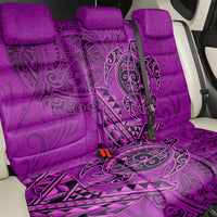 Hawaii Monk Seal and Dolphin Back Car Seat Cover Polynesian Kakau Pattern Pink LT03 - Polynesian Pride