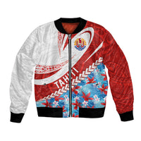 Personalized Tahiti Surfing 2026 Bomber Jacket Marquesan Tattoo-Sporty Style LT03 Unisex Multicolor - Polynesian Pride