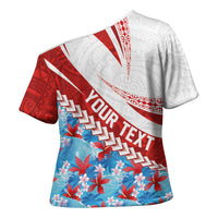 Personalized Tahiti Surfing 2026 Cross Shoulder Shirt Marquesan Tattoo-Sporty Style LT03 - Polynesian Pride