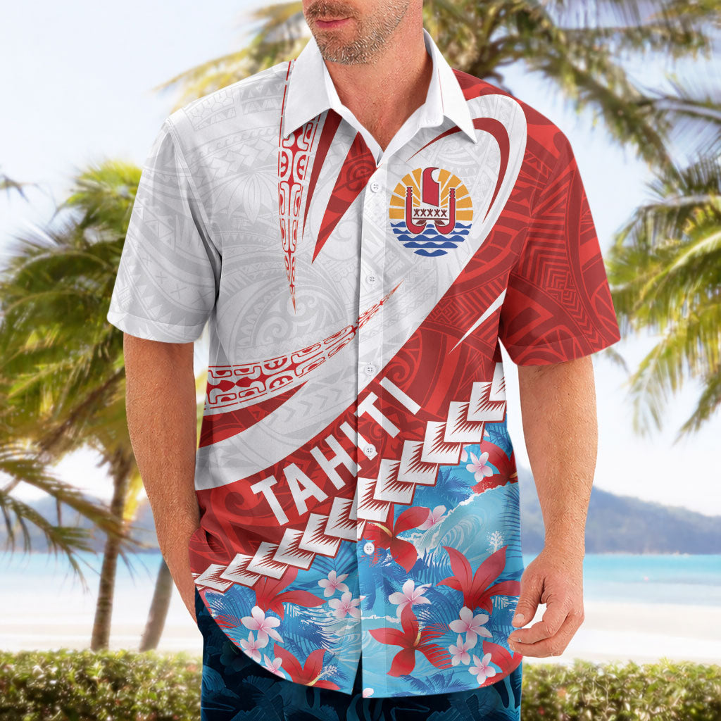 Personalized Tahiti Surfing 2026 Hawaiian Shirt Marquesan Tattoo-Sporty Style LT03 - Polynesian Pride
