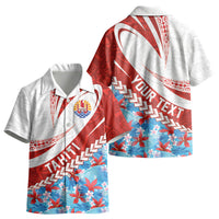 Personalized Tahiti Surfing 2026 Kid Hawaiian Shirt Marquesan Tattoo-Sporty Style LT03 - Polynesian Pride