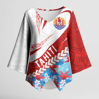 Personalized Tahiti Surfing 2026 Kimono Sleeve Blouse Marquesan Tattoo-Sporty Style LT03 Female Multicolor - Polynesian Pride
