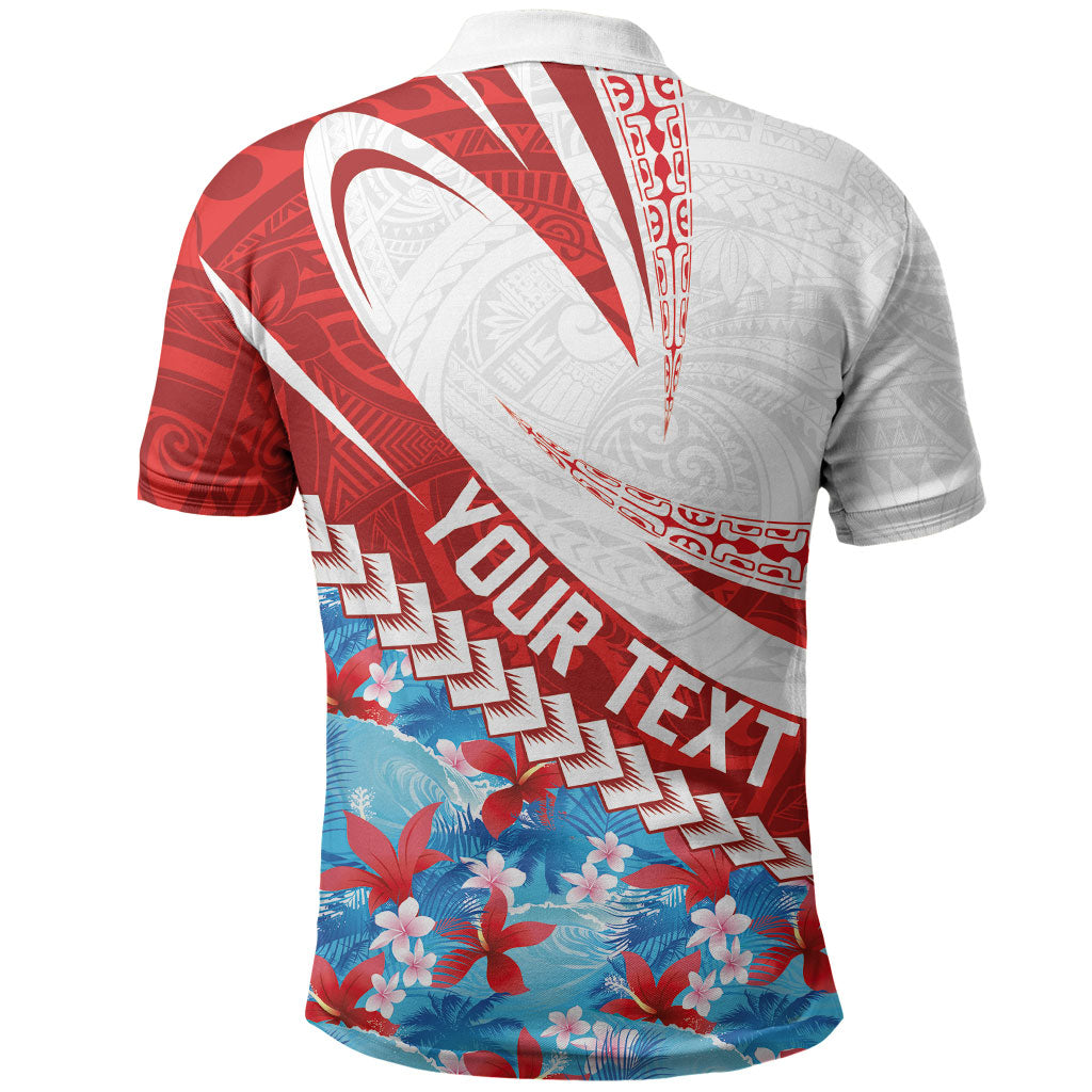 Personalized Tahiti Surfing 2026 Polo Shirt Marquesan Tattoo-Sporty Style LT03 - Polynesian Pride
