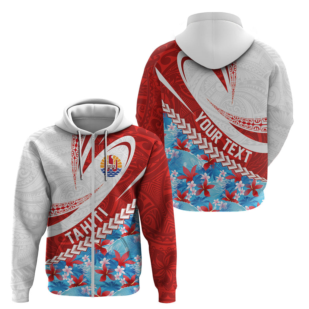 Personalized Tahiti Surfing 2026 Zip Hoodie Marquesan Tattoo-Sporty Style LT03 - Polynesian Pride