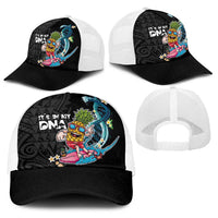 Hawaiian Pineapple Surfing Baseball Net Cap It's in My DNA - Kakau and Polynesian Pattern LT03 - Polynesian Pride
