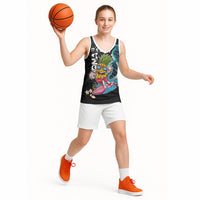 Hawaii Pineapple Surfing Basketball Jersey It's in My DNA - Kakau and Polynesian Pattern LT03 - Polynesian Pride