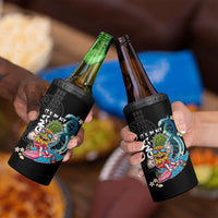 Hawaii Pineapple Surfing 4 in 1 Can Cooler Tumbler It's in My DNA - Kakau and Polynesian Pattern LT03 - Polynesian Pride