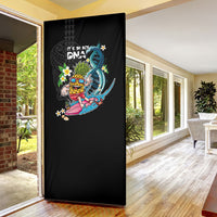 Hawaii Pineapple Surfing Door Cover It's in My DNA - Kakau and Polynesian Pattern LT03 - Polynesian Pride
