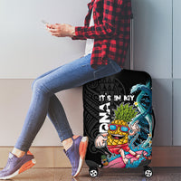 Hawaii Pineapple Surfing Luggage Cover It's in My DNA - Kakau and Polynesian Pattern LT03 - Polynesian Pride