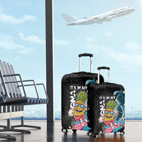 Hawaii Pineapple Surfing Luggage Cover It's in My DNA - Kakau and Polynesian Pattern LT03 - Polynesian Pride