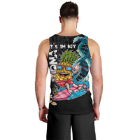 Hawaii Pineapple Surfing Men Tank Top It's in My DNA - Kakau and Polynesian Pattern LT03 - Polynesian Pride