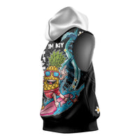 Hawaii Pineapple Surfing Sleeveless Hoodie It's in My DNA - Kakau and Polynesian Pattern LT03 - Polynesian Pride