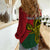 Custom Papua New Guinea East Sepik Province Women Casual Shirt PNG Birds Of Paradise Polynesian Arty Style LT03 - Polynesian Pride