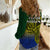 Papua New Guinea Morobe Province Women Casual Shirt PNG Birds Of Paradise Polynesian Arty Style LT03 - Polynesian Pride