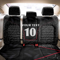 Custom New Zealand Rugby Back Car Seat Cover Maori All Black Championship 2024 and Silver Fern LT03 - Polynesian Pride