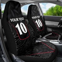 Custom New Zealand Rugby Car Seat Cover Maori All Black Championship 2024 and Silver Fern LT03 - Polynesian Pride