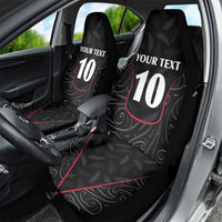 Custom New Zealand Rugby Car Seat Cover Maori All Black Championship 2024 and Silver Fern LT03 - Polynesian Pride