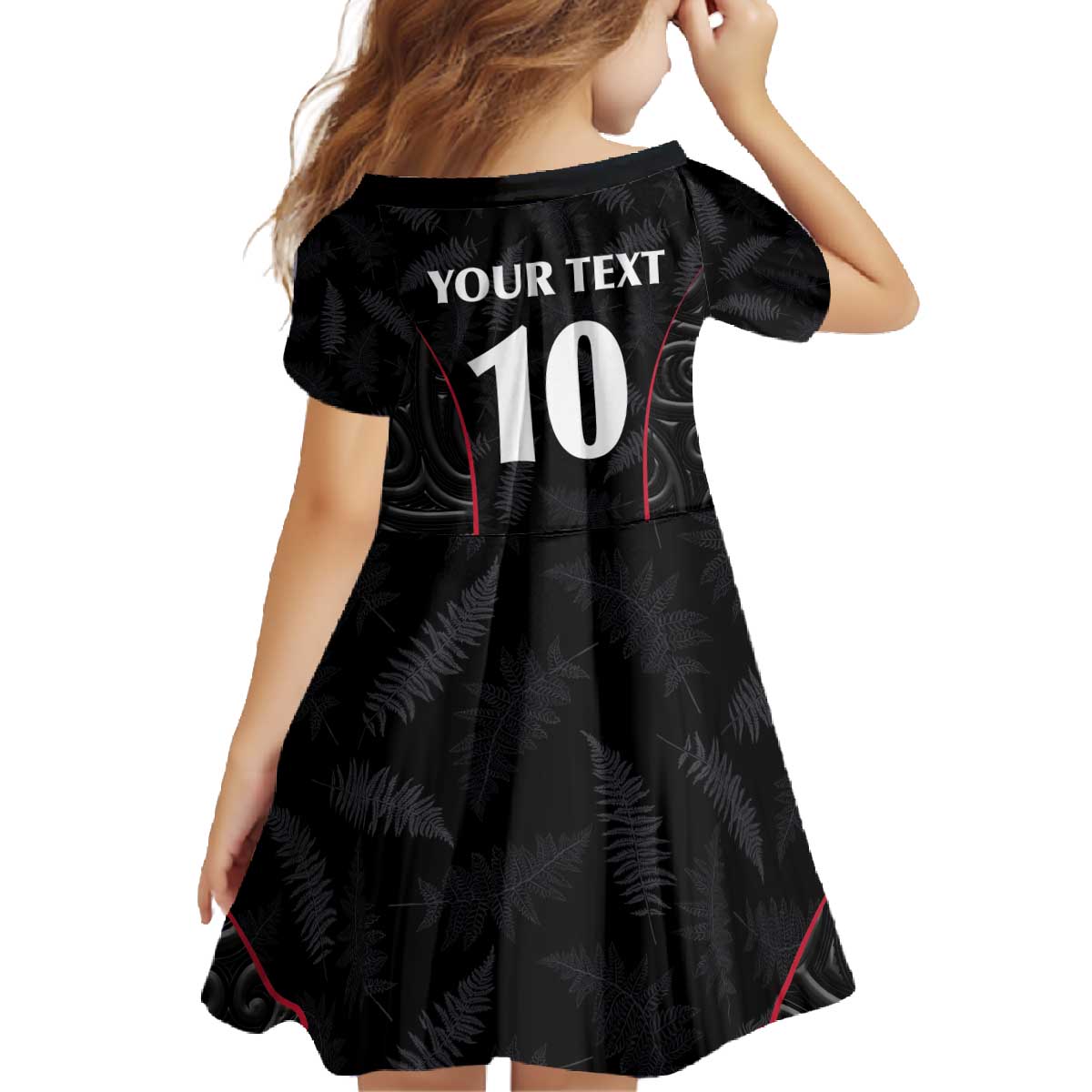 Custom New Zealand Rugby Family Matching Off The Shoulder Long Sleeve Dress and Hawaiian Shirt Maori All Black Championship 2024 and Silver Fern LT03 - Polynesian Pride