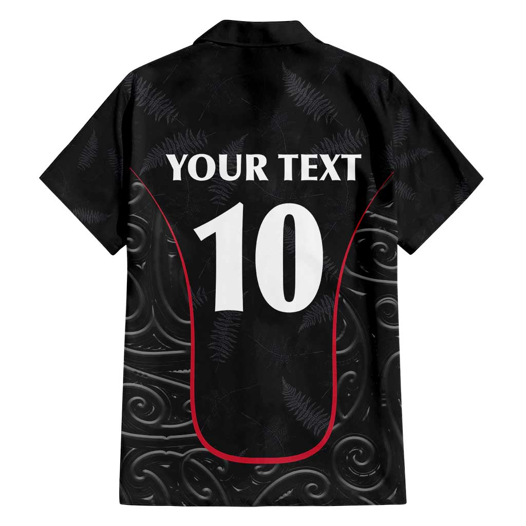 Custom New Zealand Rugby Family Matching Off Shoulder Maxi Dress and Hawaiian Shirt Maori All Black Championship 2024 and Silver Fern LT03 - Polynesian Pride