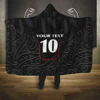 Custom New Zealand Rugby Hooded Blanket Maori All Black Championship 2024 and Silver Fern LT03 - Polynesian Pride