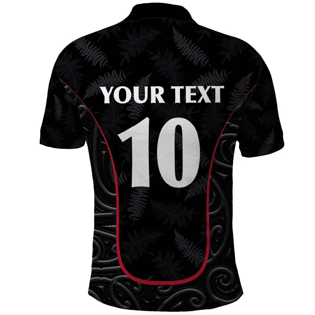 Custom New Zealand Rugby Polo Shirt Maori All Black Championship 2024 and Silver Fern LT03 - Polynesian Pride