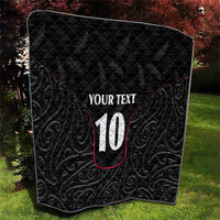 Custom New Zealand Rugby Quilt Maori All Black Championship 2024 and Silver Fern LT03 - Polynesian Pride