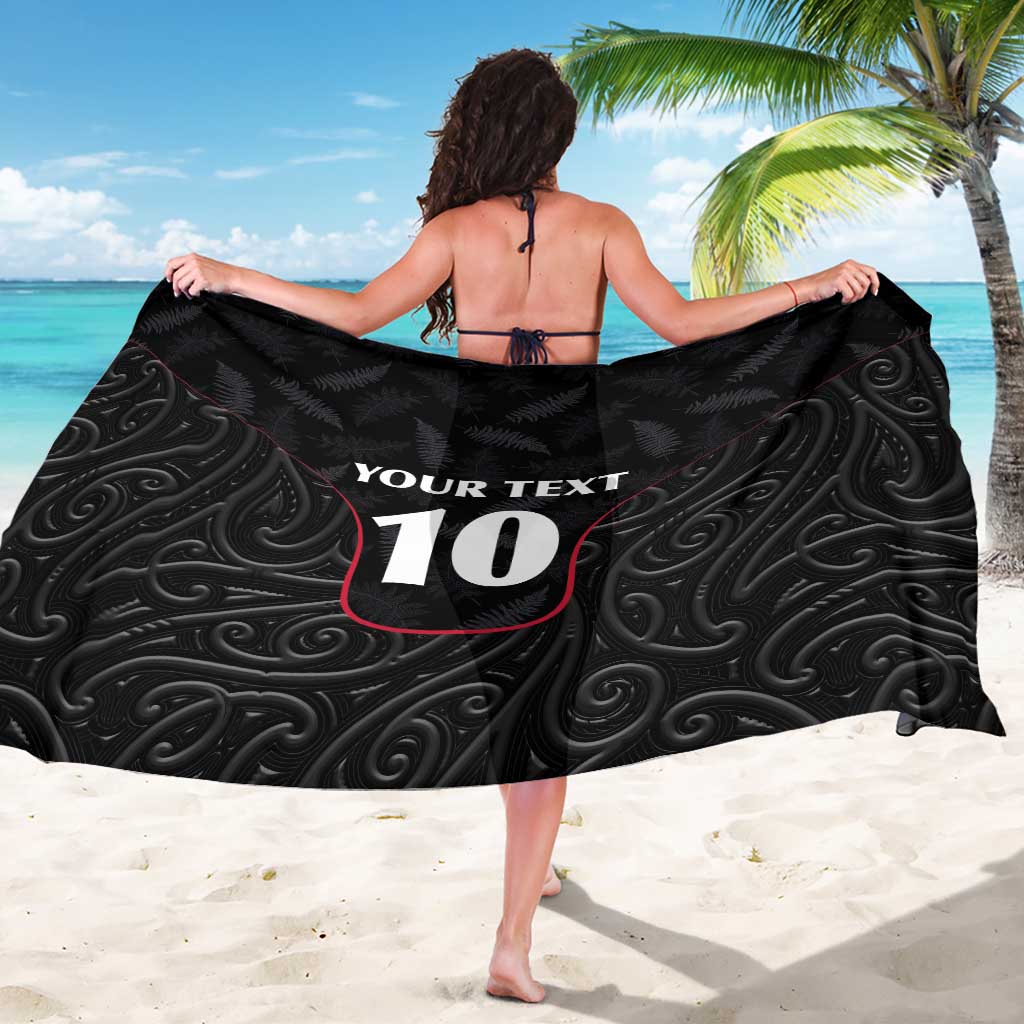 Custom New Zealand Rugby Sarong Maori All Black Championship 2024 and Silver Fern LT03 - Polynesian Pride