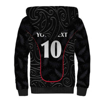 Custom New Zealand Rugby Sherpa Hoodie Maori All Black Championship 2024 and Silver Fern LT03 - Polynesian Pride