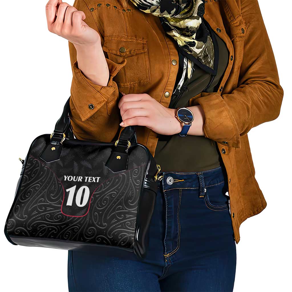 Custom New Zealand Rugby Shoulder Handbag Maori All Black Championship 2024 and Silver Fern LT03 - Polynesian Pride