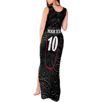 Custom New Zealand Rugby Tank Maxi Dress Maori All Black Championship 2024 and Silver Fern LT03 - Polynesian Pride