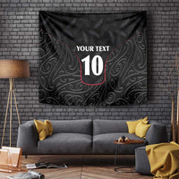Custom New Zealand Rugby Tapestry Maori All Black Championship 2024 and Silver Fern LT03 - Polynesian Pride
