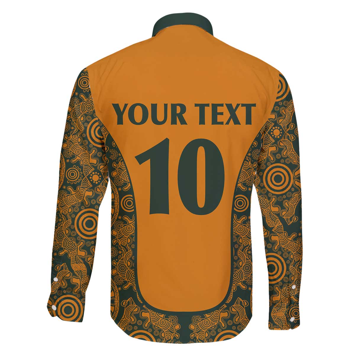 Custom Australia Rugby Championship 2024 Family Matching Puletasi and Hawaiian Shirt Aboriginal Art Tattoo Pattern LT03 - Polynesian Pride
