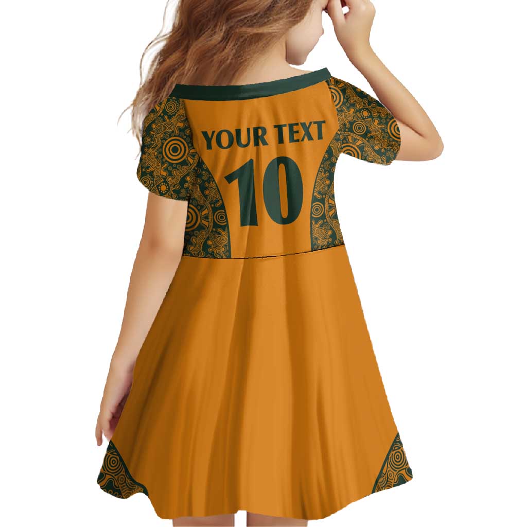 Custom Australia Rugby Championship 2024 Family Matching Summer Maxi Dress and Hawaiian Shirt Aboriginal Art Tattoo Pattern LT03 - Polynesian Pride