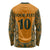 Custom Australia Rugby Championship 2024 Long Sleeve Shirt Aboriginal Art Tattoo Pattern