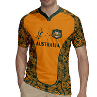 Custom Australia Rugby Championship 2024 Rugby Jersey Aboriginal Art Tattoo Pattern LT03 - Polynesian Pride