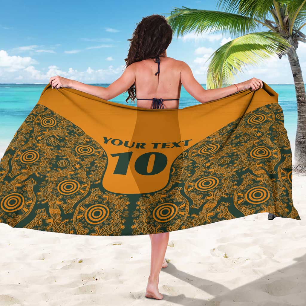 Custom Australia Rugby Championship 2024 Sarong Aboriginal Art Tattoo Pattern