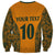 Custom Australia Rugby Championship 2024 Sweatshirt Aboriginal Art Tattoo Pattern