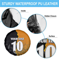 Custom New Zealand and Australia Rugby Championship 2024 Spare Tire Cover Maori Warrior and Kangaroo Mascot with Fern Aboriginal LT03 - Polynesian Pride