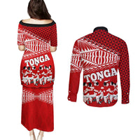 tonga-rugby-couples-matching-puletasi-dress-and-long-sleeve-button-shirts-sipi-tau-dance-ngatu-pattern