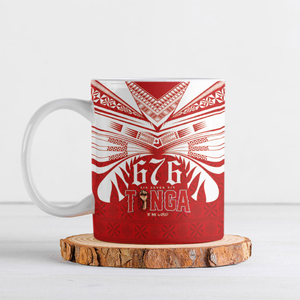 Tonga Rugby Ceramic Mug Sipi Tau - Six Seven Six to the World
