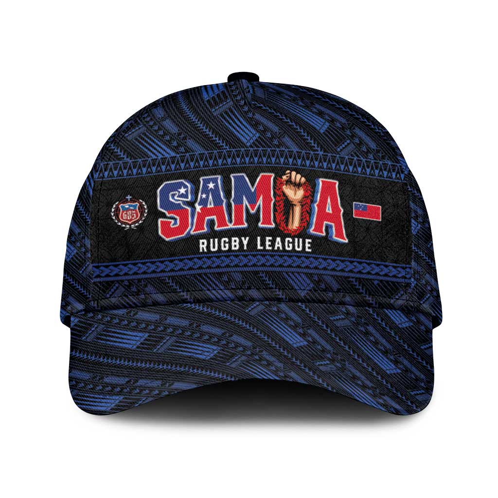 Toa Samoa Rugby Classic Cap Siva Tau - Samoan Warriors Pacific Pattern