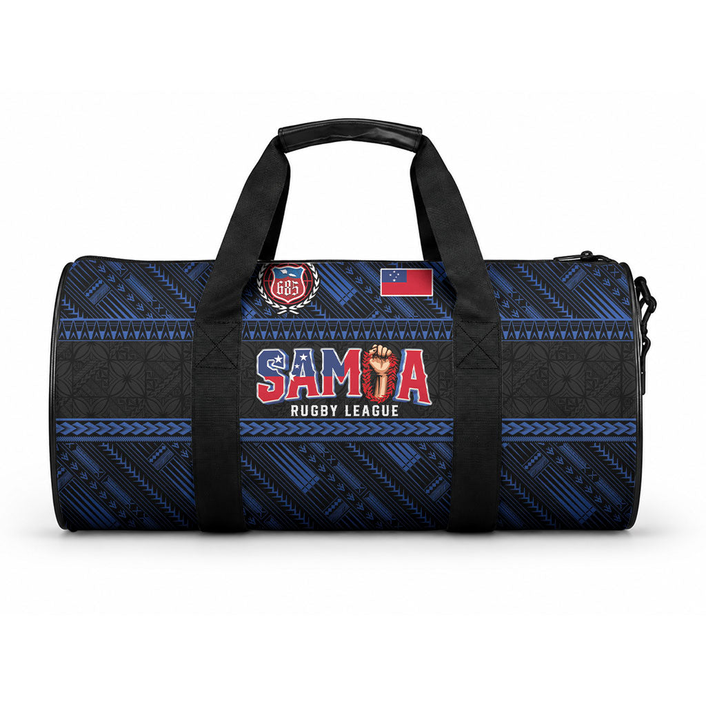 Toa Samoa Rugby Duffle Bag Siva Tau - Samoan Warriors Pacific Pattern