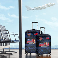 Toa Samoa Rugby Luggage Cover Siva Tau - Samoan Warriors Pacific Pattern LT03 - Polynesian Pride