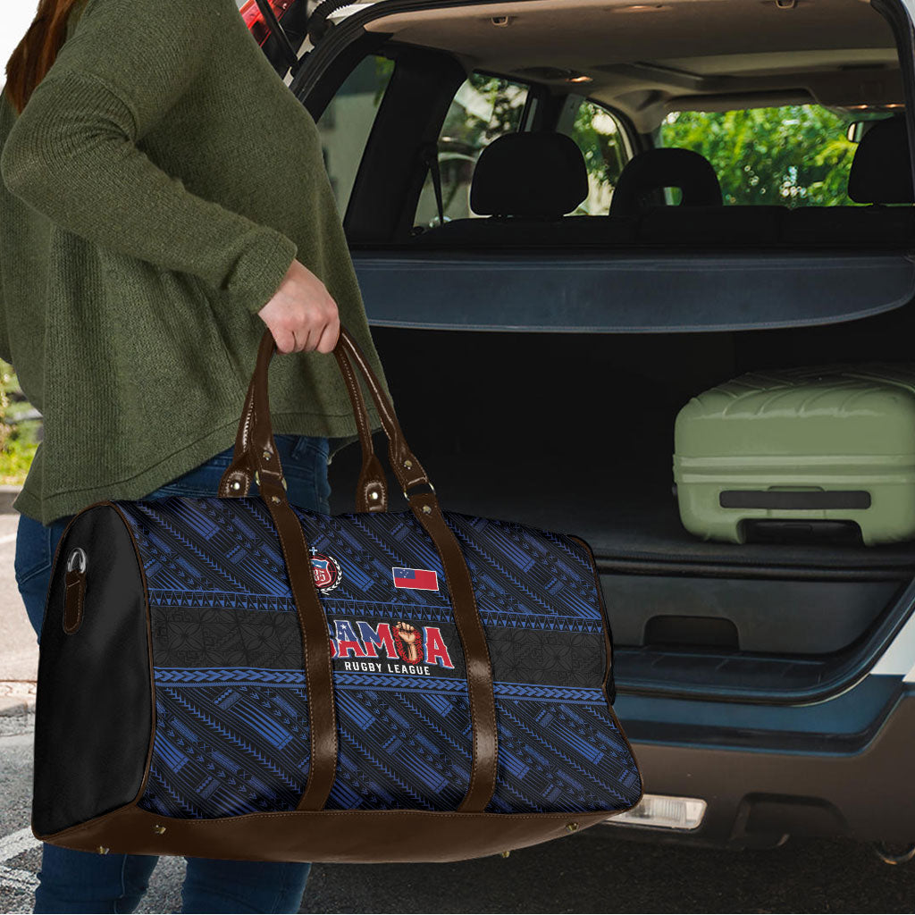 Toa Samoa Rugby Travel Bag Siva Tau - Samoan Warriors Pacific Pattern LT03 - Polynesian Pride
