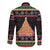 Personalized New Zealand Meri Kirihimete Long Sleeve Button Shirt Maori Warrior with Rugby Christmas Tree LT03 - Polynesian Pride